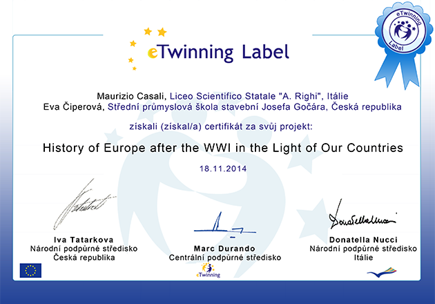 eTwinning projekt